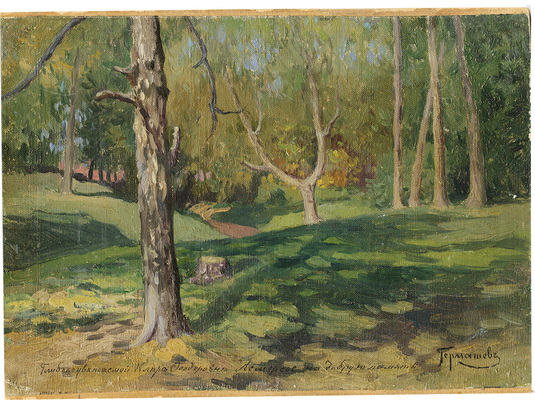 Гермашев Михаил Маркианович. Лесная опушка летом